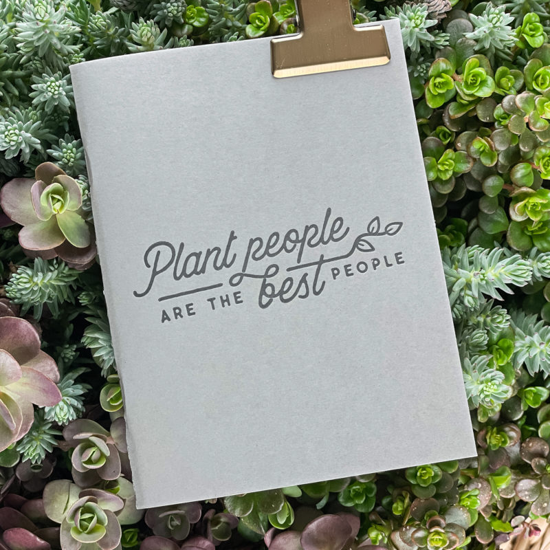 plant people mini notebook