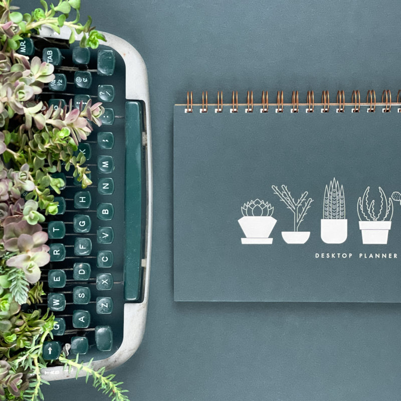 succulent weekly planner