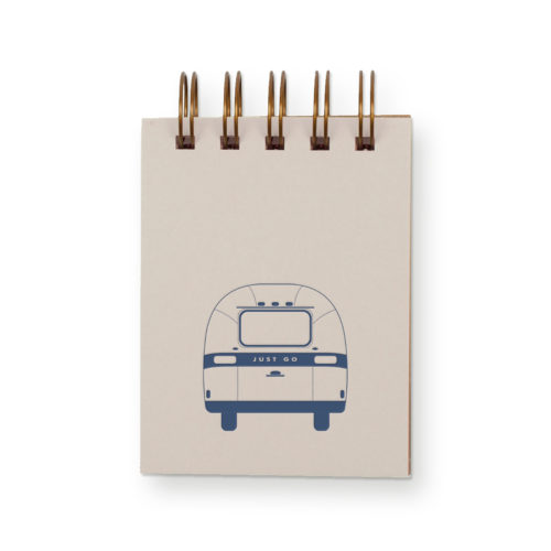 Airstream mini jotter with morning fog cover