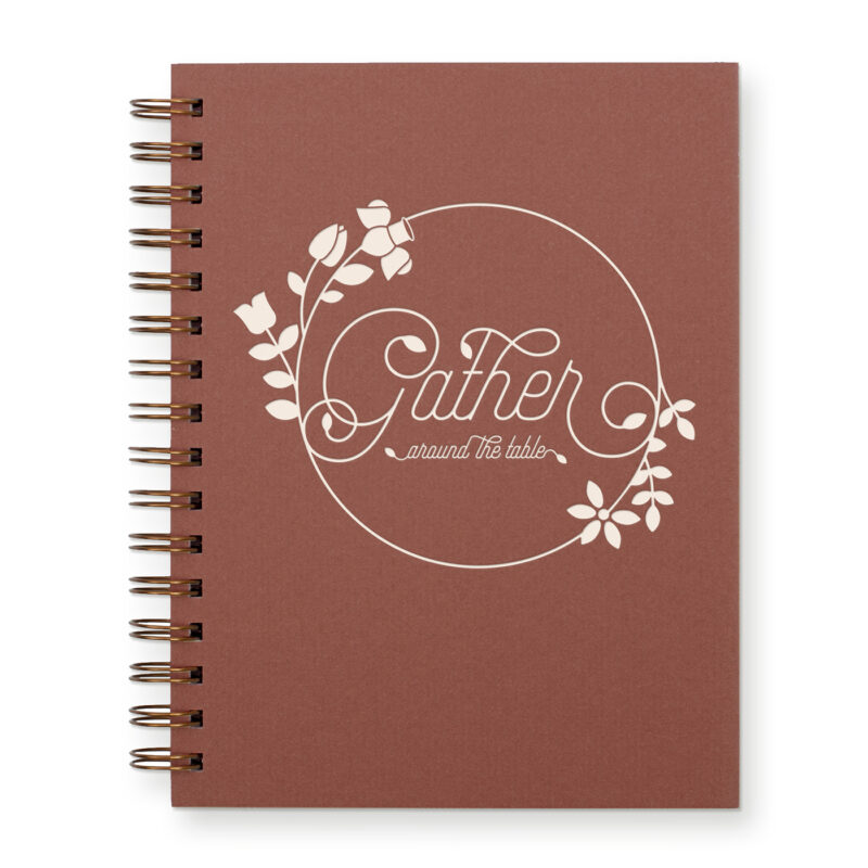 Gather recipe book with terracotta cover
