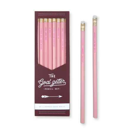 Goal getter pencil set