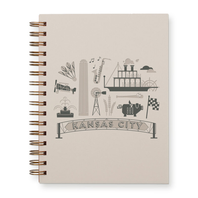 Kansas City notebook with morning fog cover