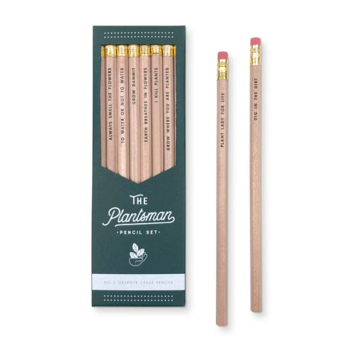 Plantsman no.2 wood writing pencil set