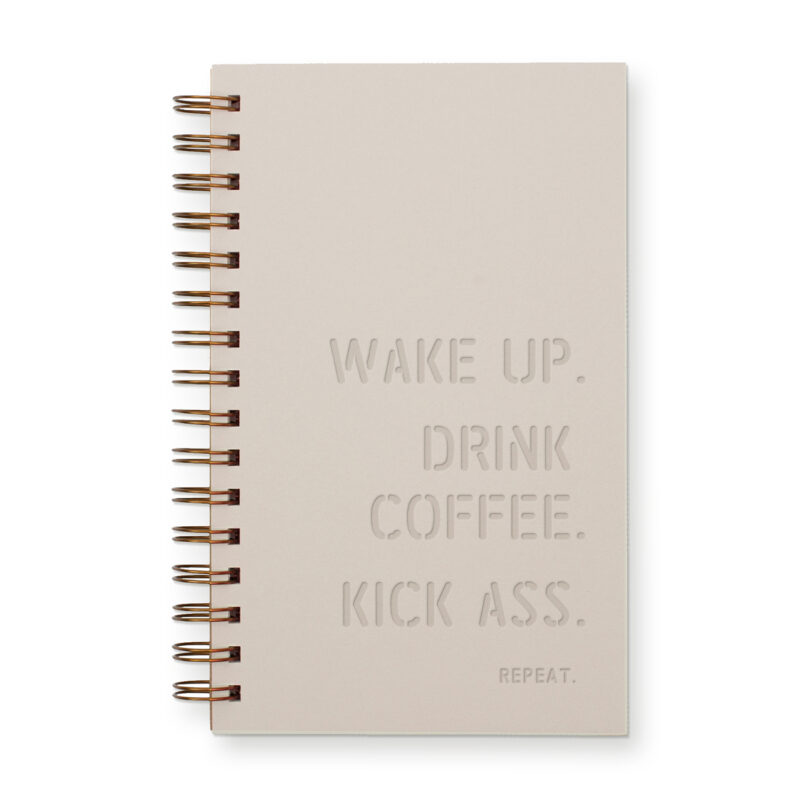 Wake up planner journal with morning fog cover