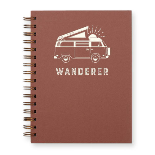 Wanderer notebook with terracotta cover