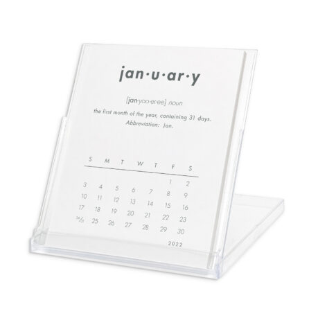 definition desk calendar