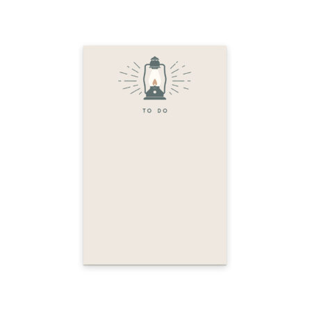 Lantern To Do Notepad