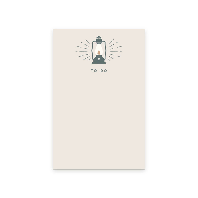 Lantern To Do Notepad