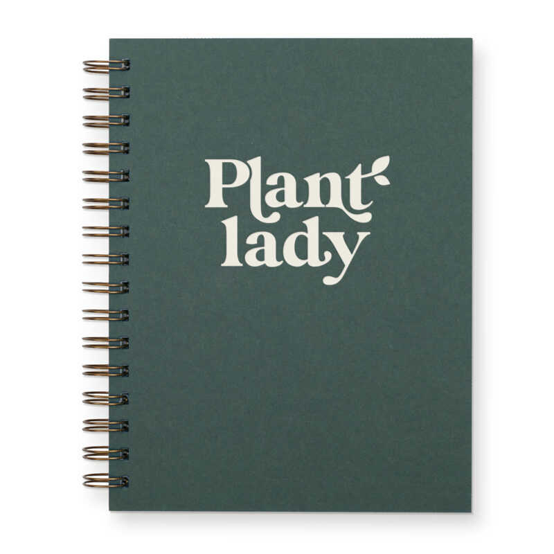 Plant lady journal in forest green