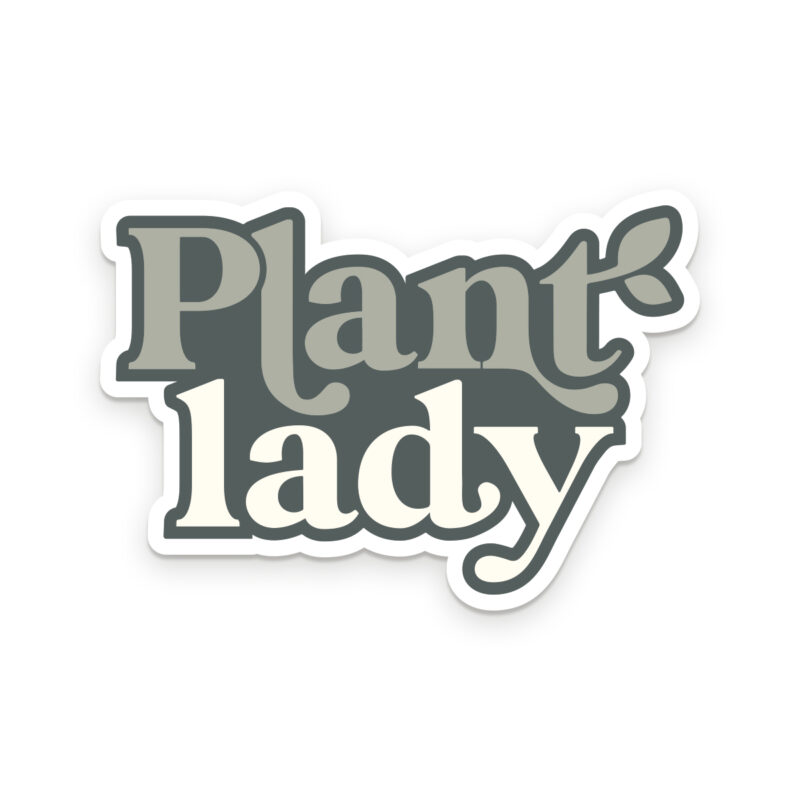 Plant lady vinyl decal sticker