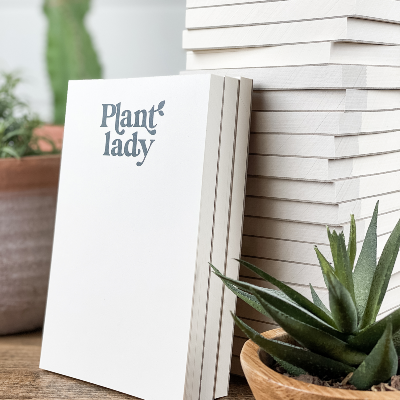 plant lady notepad