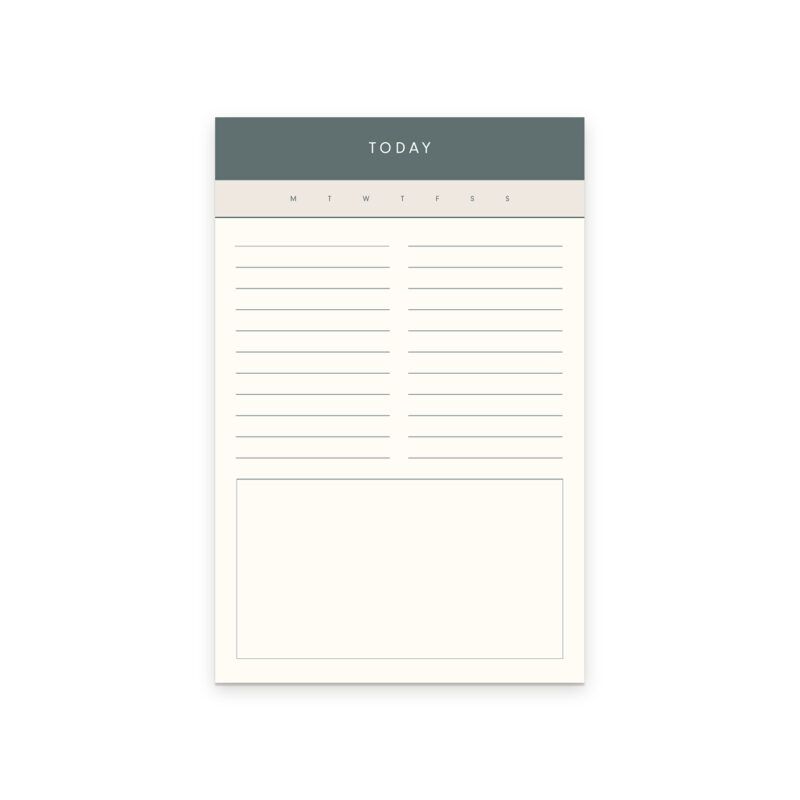 Simple Daily Task To Do Notepad