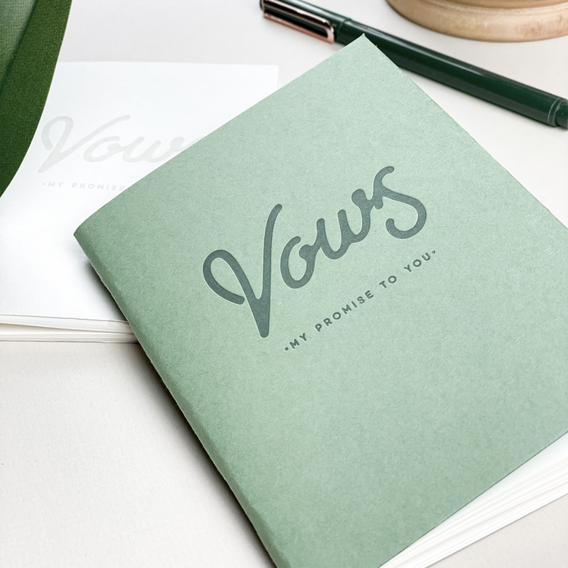 wedding vows notebooks