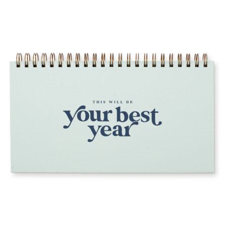 Your best year weekly planner with ocean mist cover