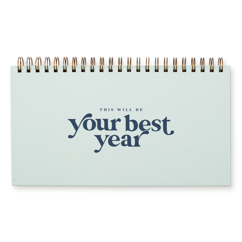 Your best year weekly planner with ocean mist cover