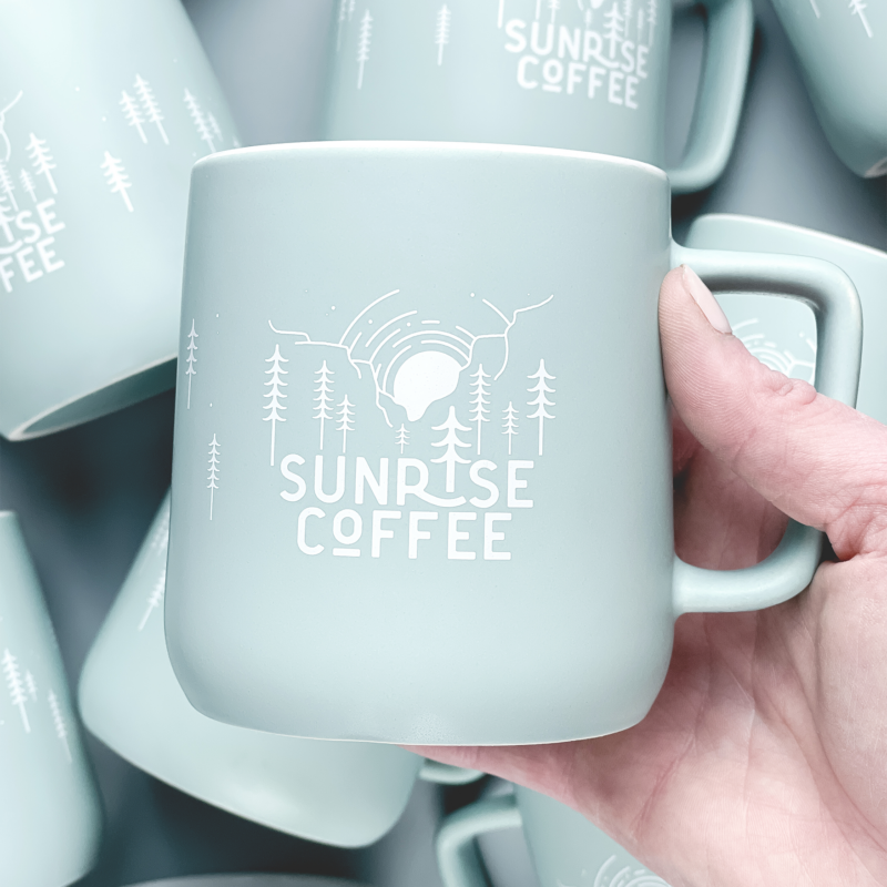 sunrise coffee cup