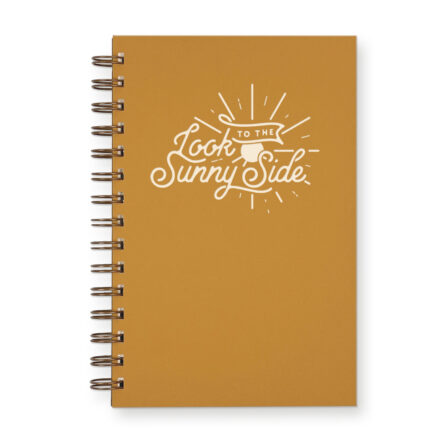 Look to the Sunny Side Weekly Undated Planner Journal in Saffron