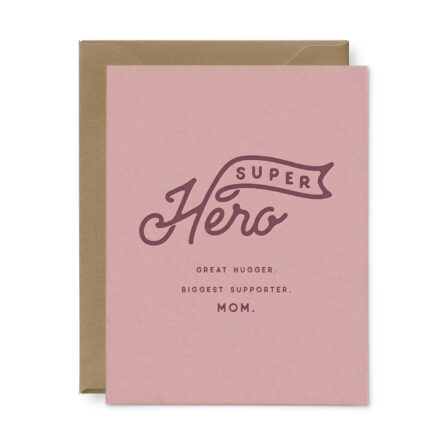super hero mom mother's day card