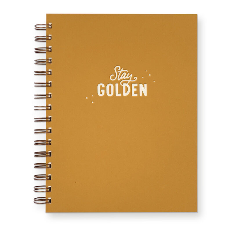 stay golden notebook journal