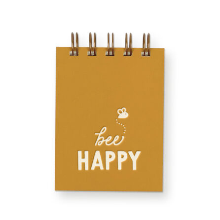 be happy honey bee mini notebook