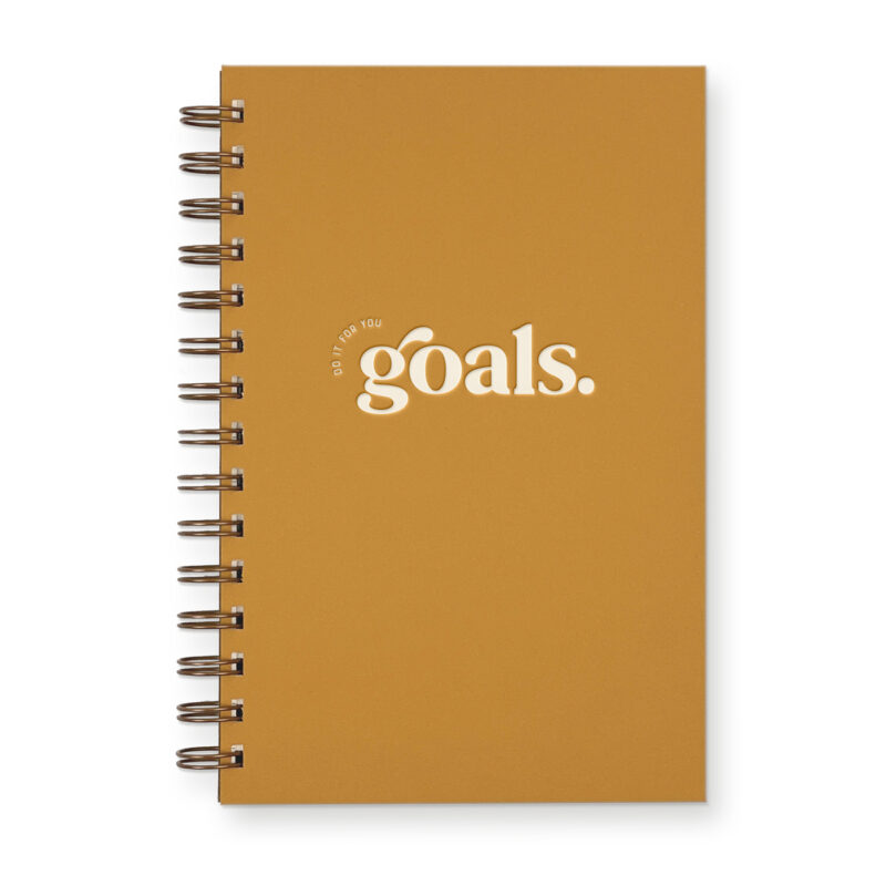 do it for yourself goals planner in yellow