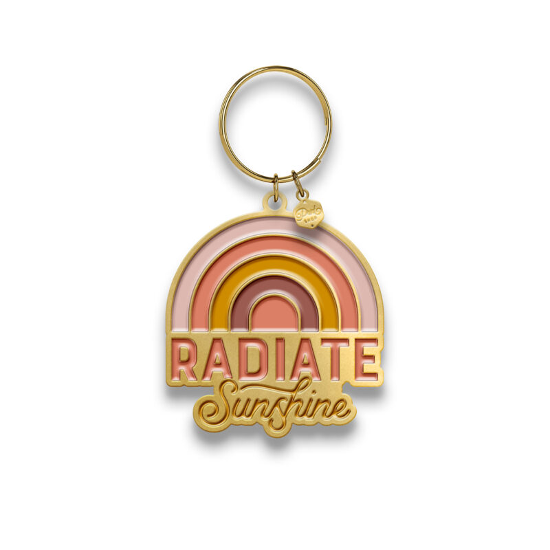 radiate sunshine keychain