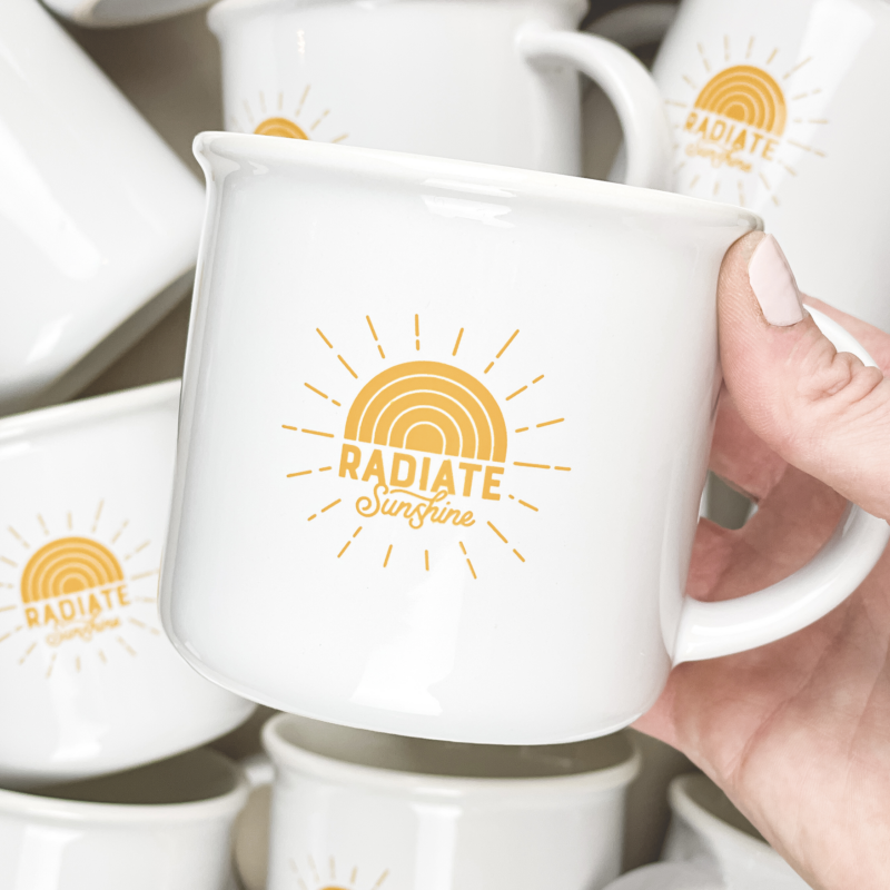 radiate sunshine mug