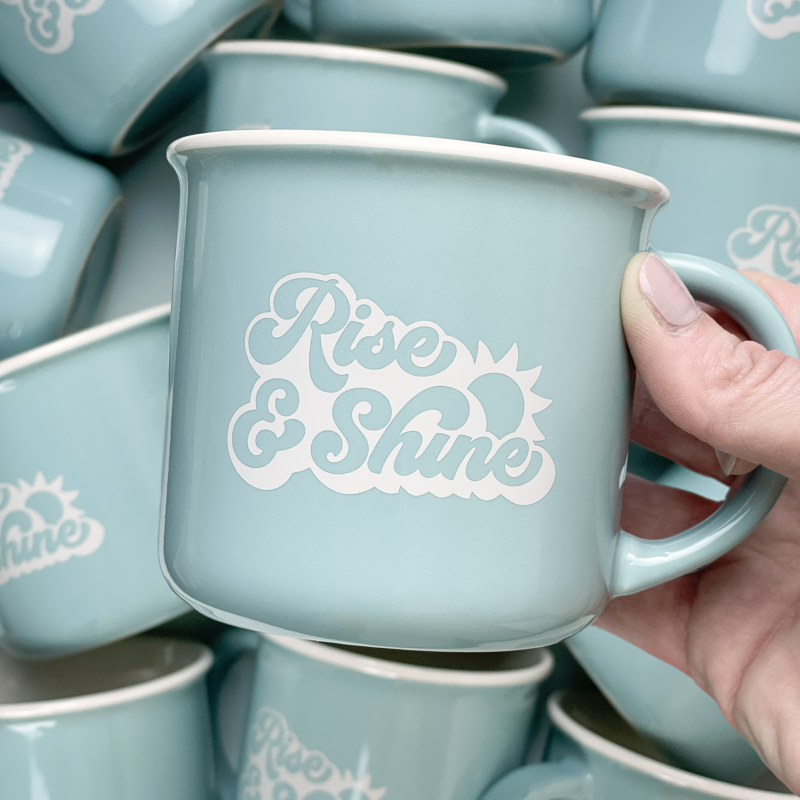 rise and shine mug