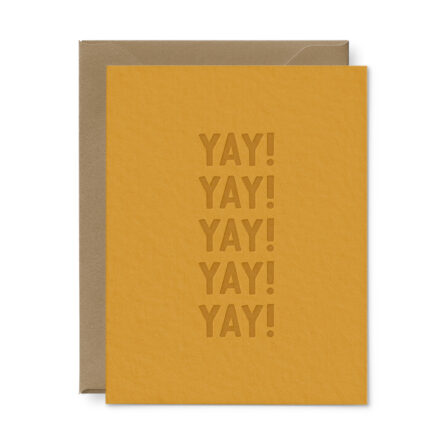 yay celebration greeting card