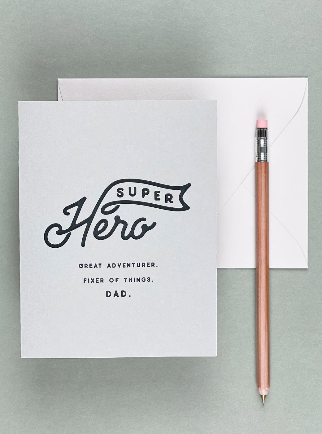 Super Hero Father's Day Card