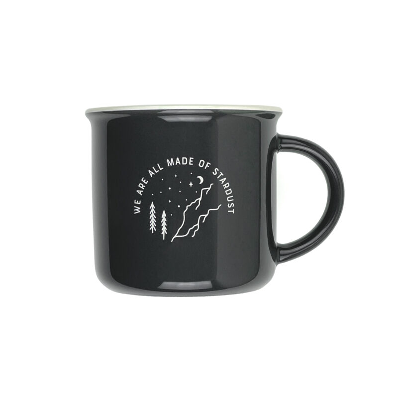black stardust mug