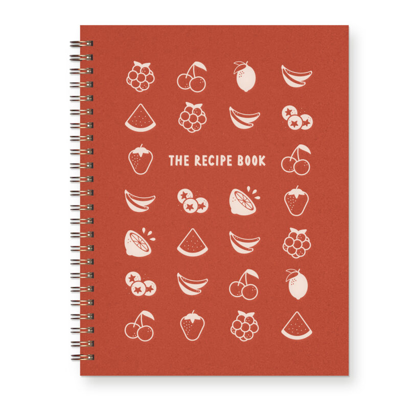 fruit grid recipe book in canyon