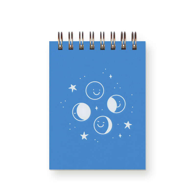 moon phases mini jotter