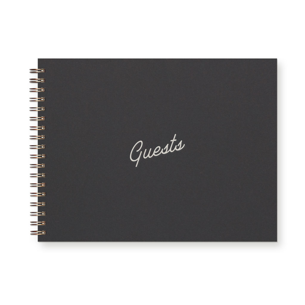 Retro Guest Book Ruff House Print Shop