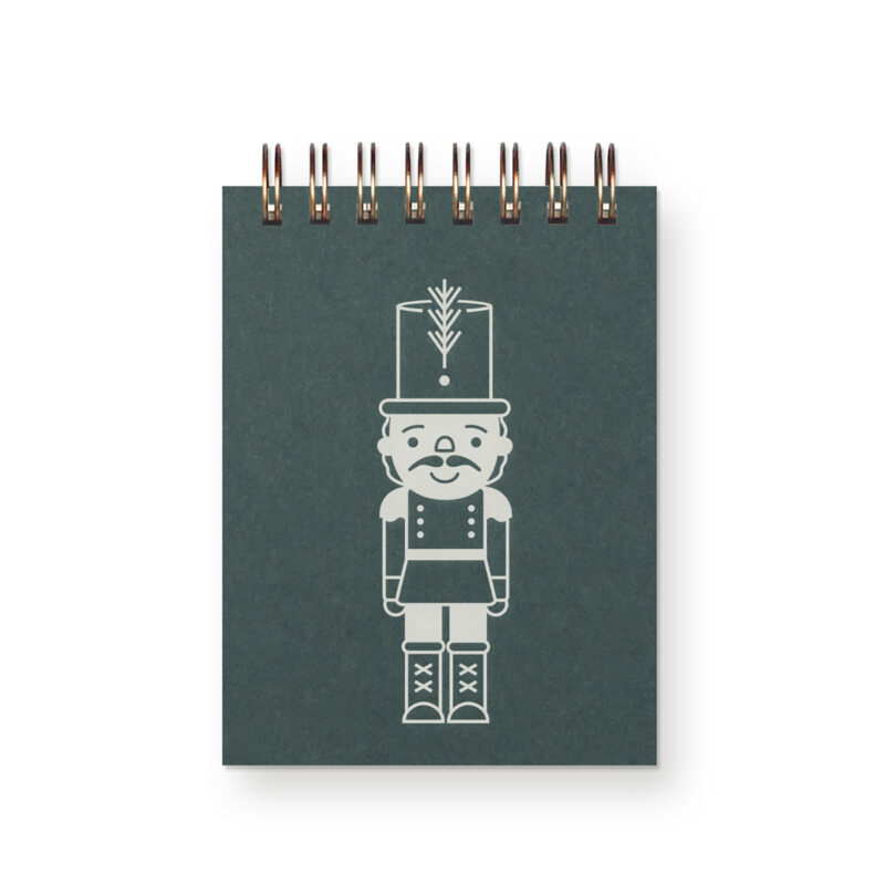 nutcracker jotter in forest green