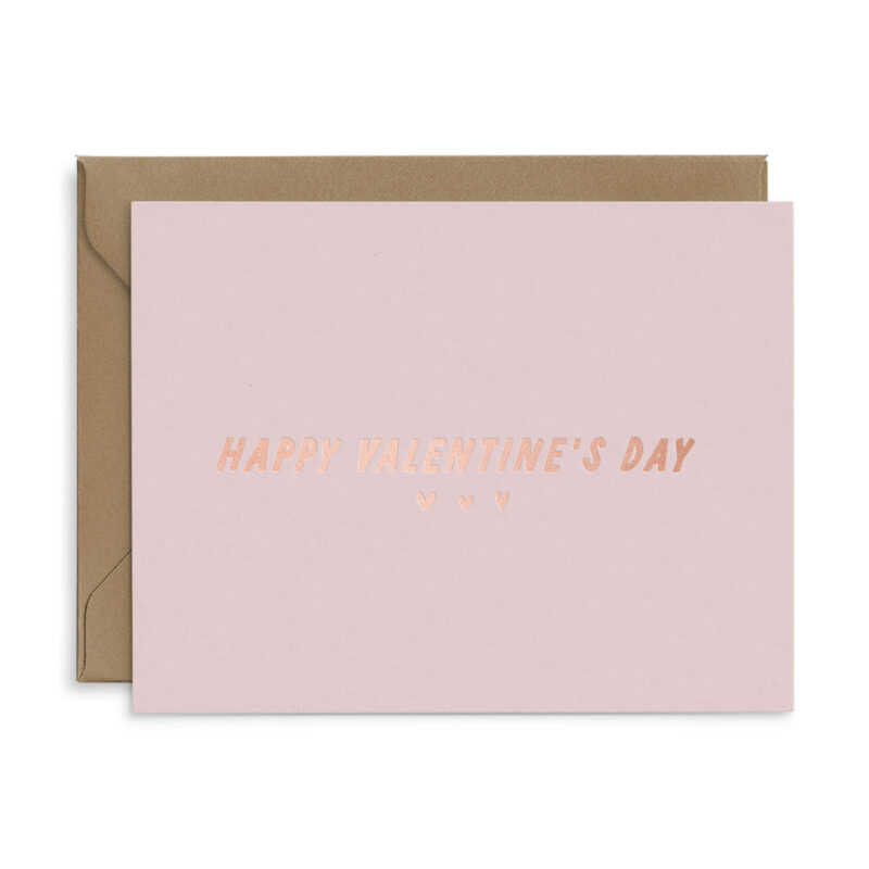 happy valentines day greeting card