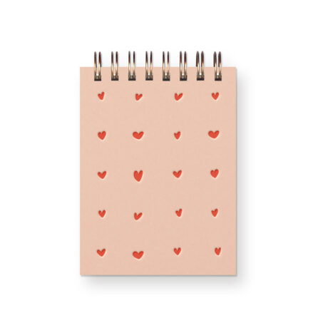 heart grid mini journal