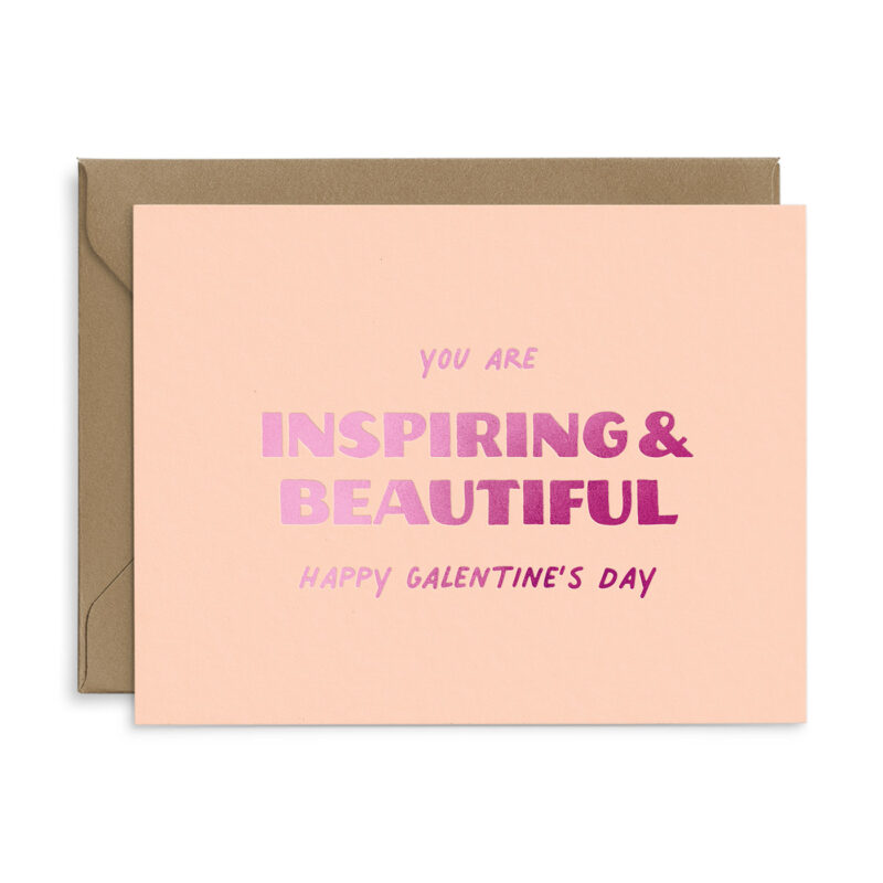 inspiring and beautiful galentines day card
