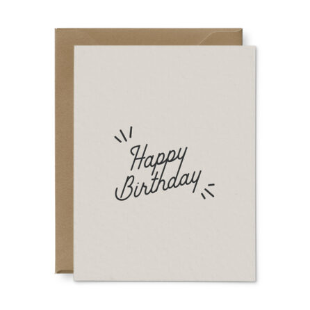 happy birthday lines greeting card morning fog with peppercorn ink