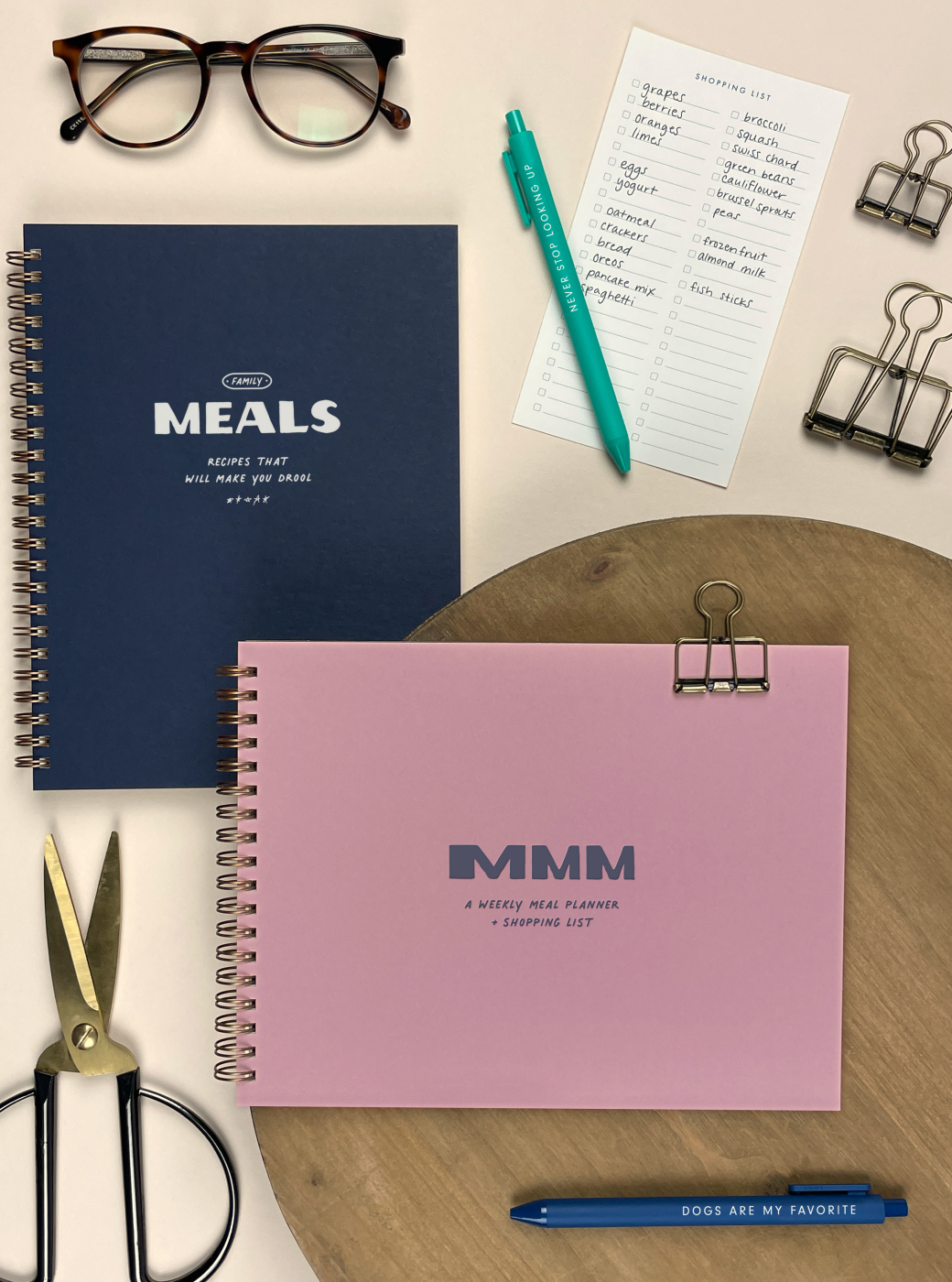 meal planners & recipe books