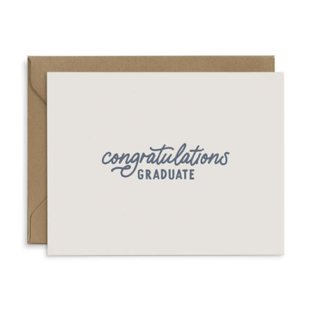 congratulations graduate script greeting card