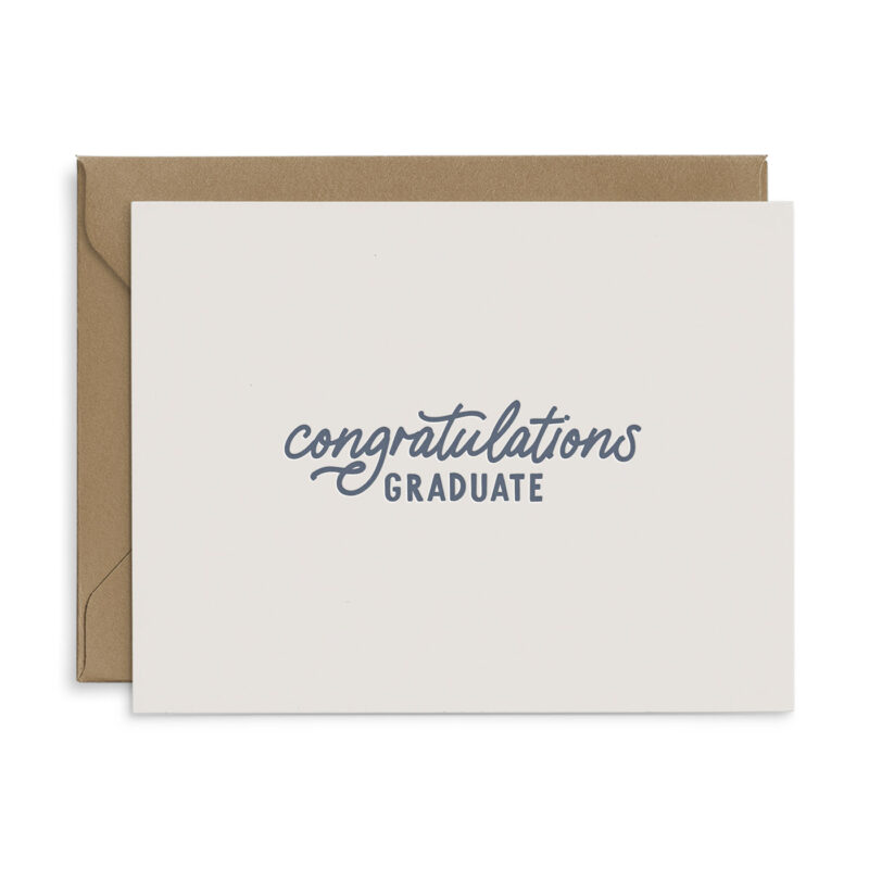 congratulations graduate script greeting card