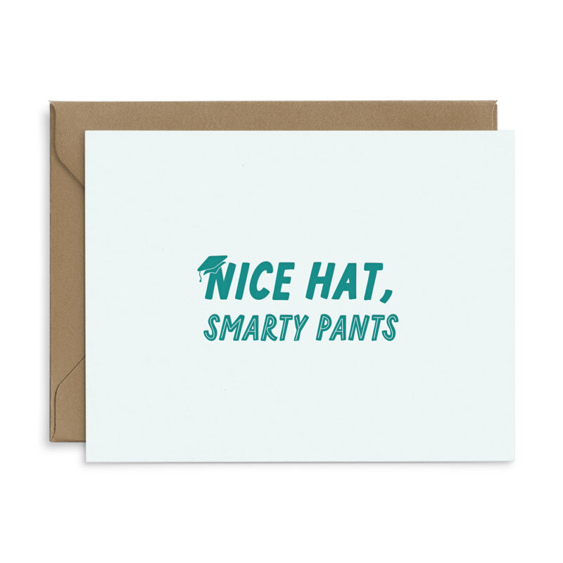 nice hate smarty pants greeting card