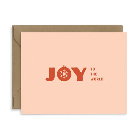 joy to the world greeting card