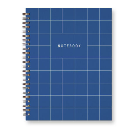Gift for Journalers hardcover notebook with grid pattern on front