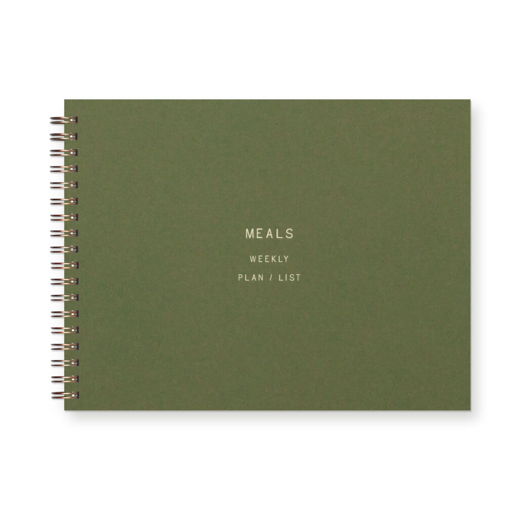 Standard type meal planner ruff house print shop