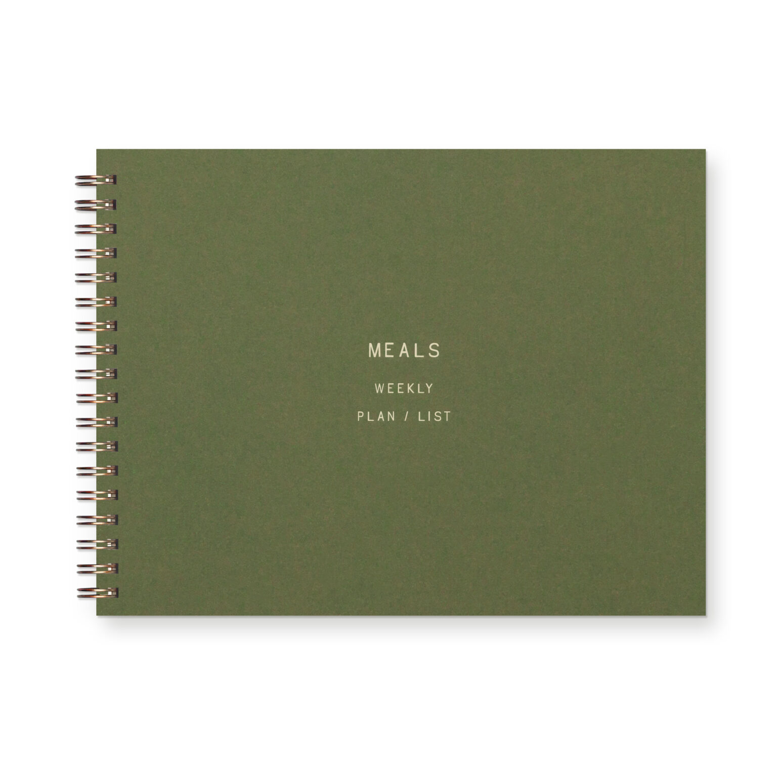 Standard type meal planner ruff house print shop