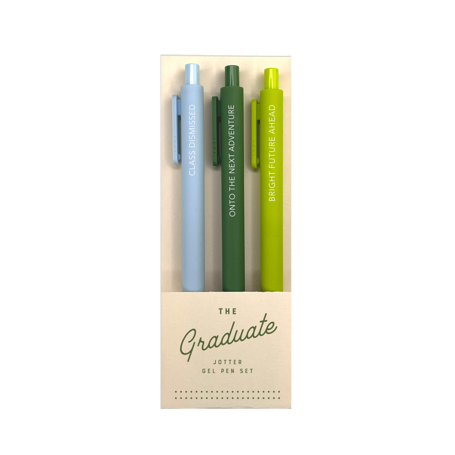 Graduate Jotter Gel Pen: Set of 3 - Ruff House Print Shop