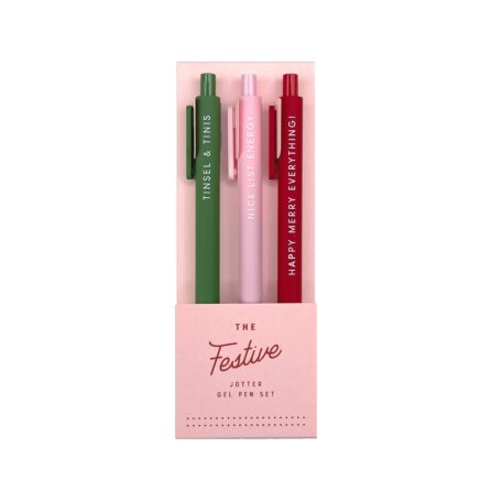 The Festive Jotter Gel Pen: Set of 3