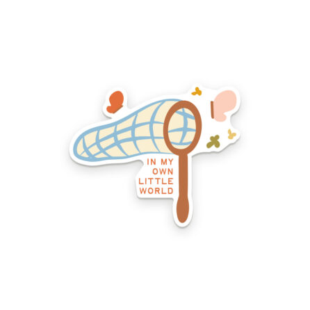 Butterfly Net Sticker